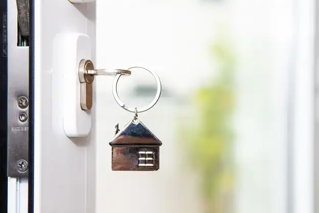صالون حديث يرمز إلى حماية السكن